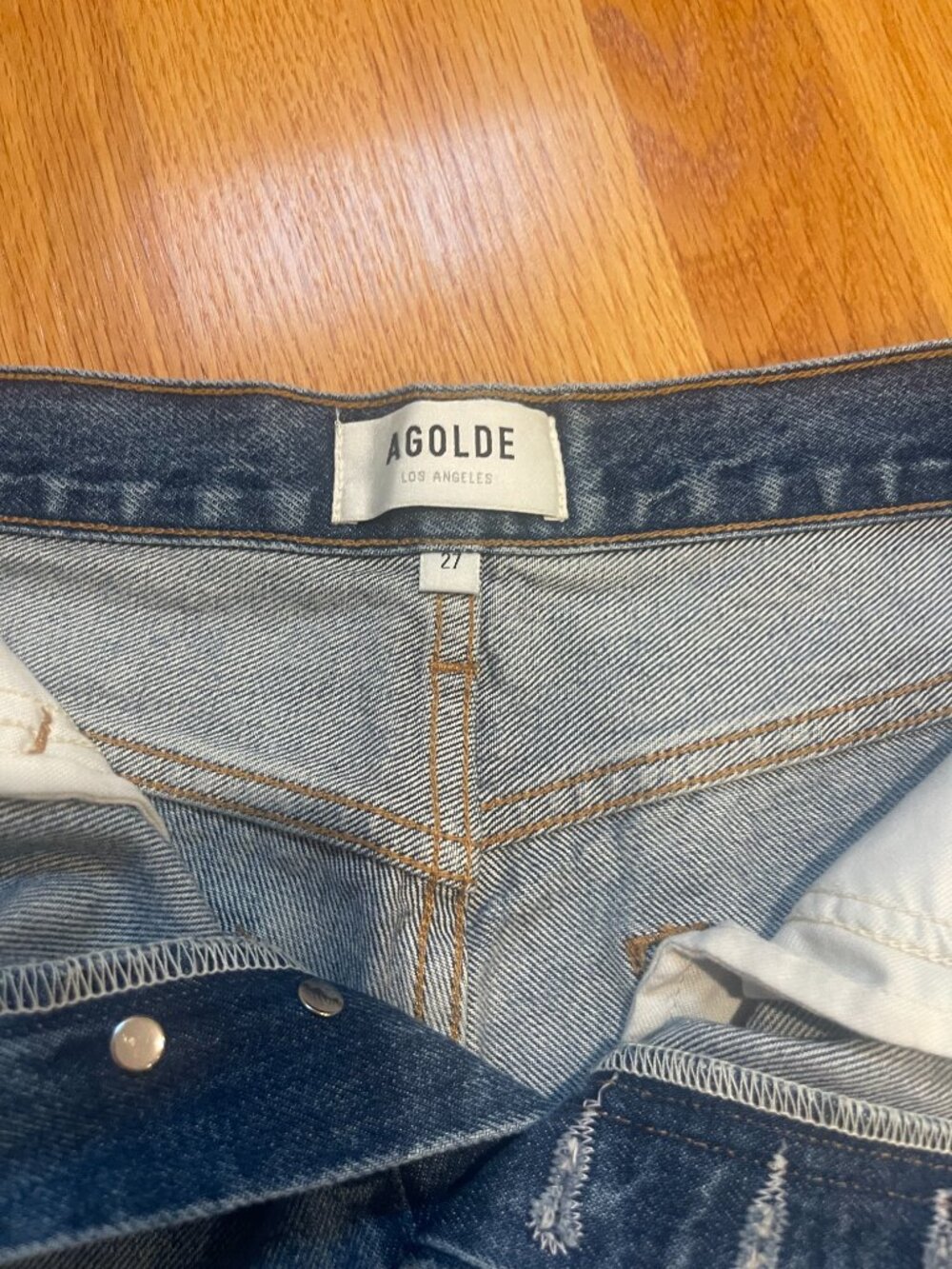 Agolde - Parker Vintage Cut Off Short - Size 27 - Picture 2 of 2